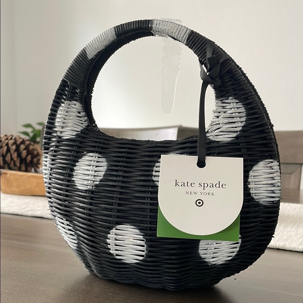 Kate Spade Black and White Polka Dot Bag